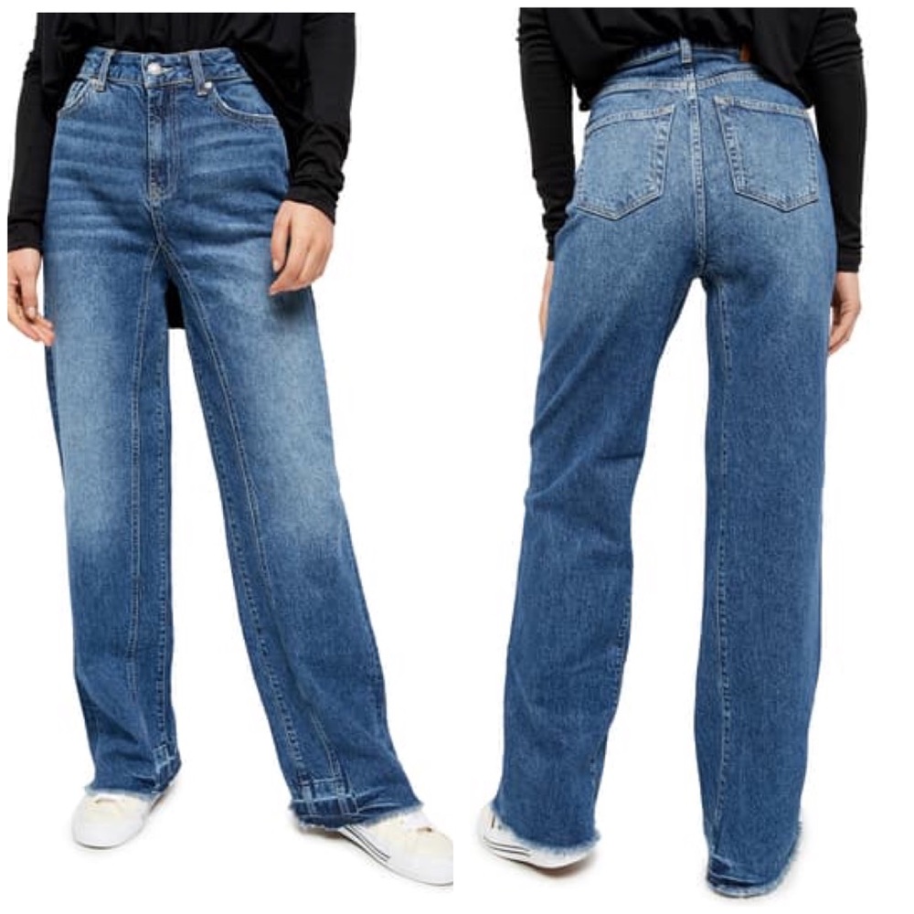 NWT FREE PEOPLE Relaxed Slouch Straight Leg Jeans